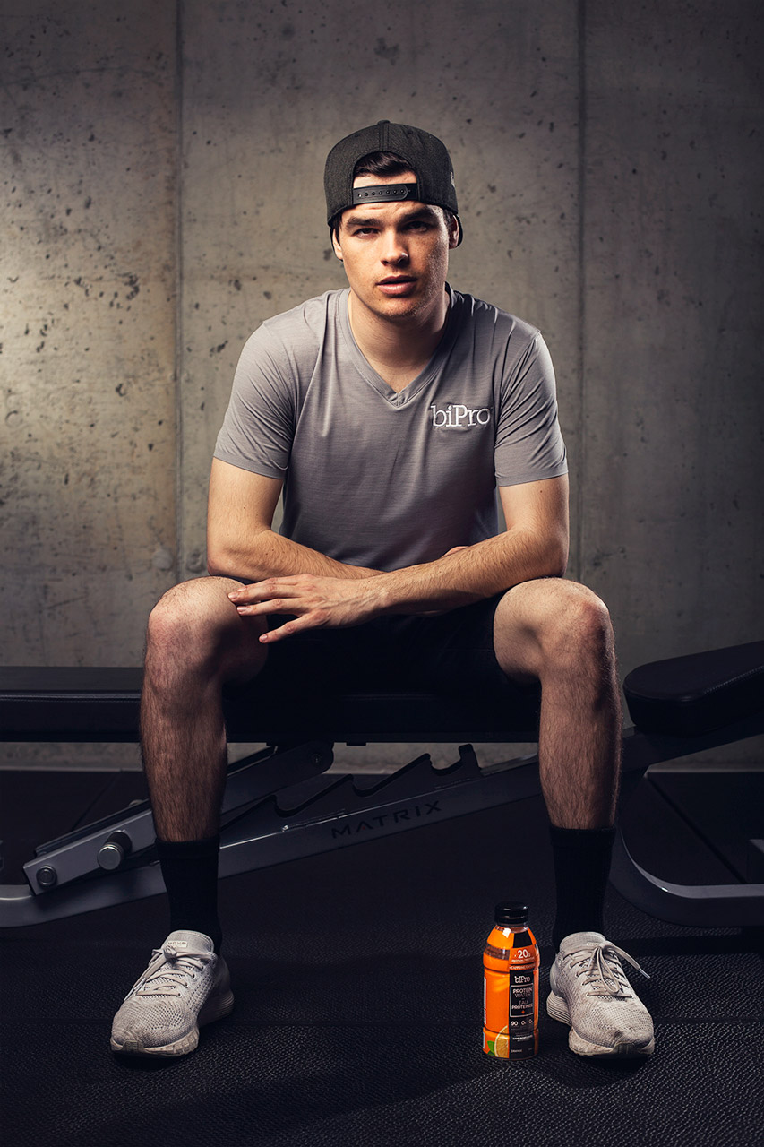 olympic athlete in gym